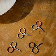 Two Tone Circle Mini Scissors