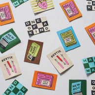 One of a Kind Checkerboard Large Garment Labels
