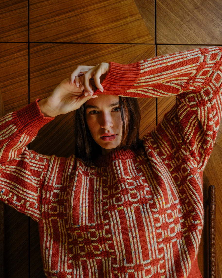 Passing Through Sweater | Brick