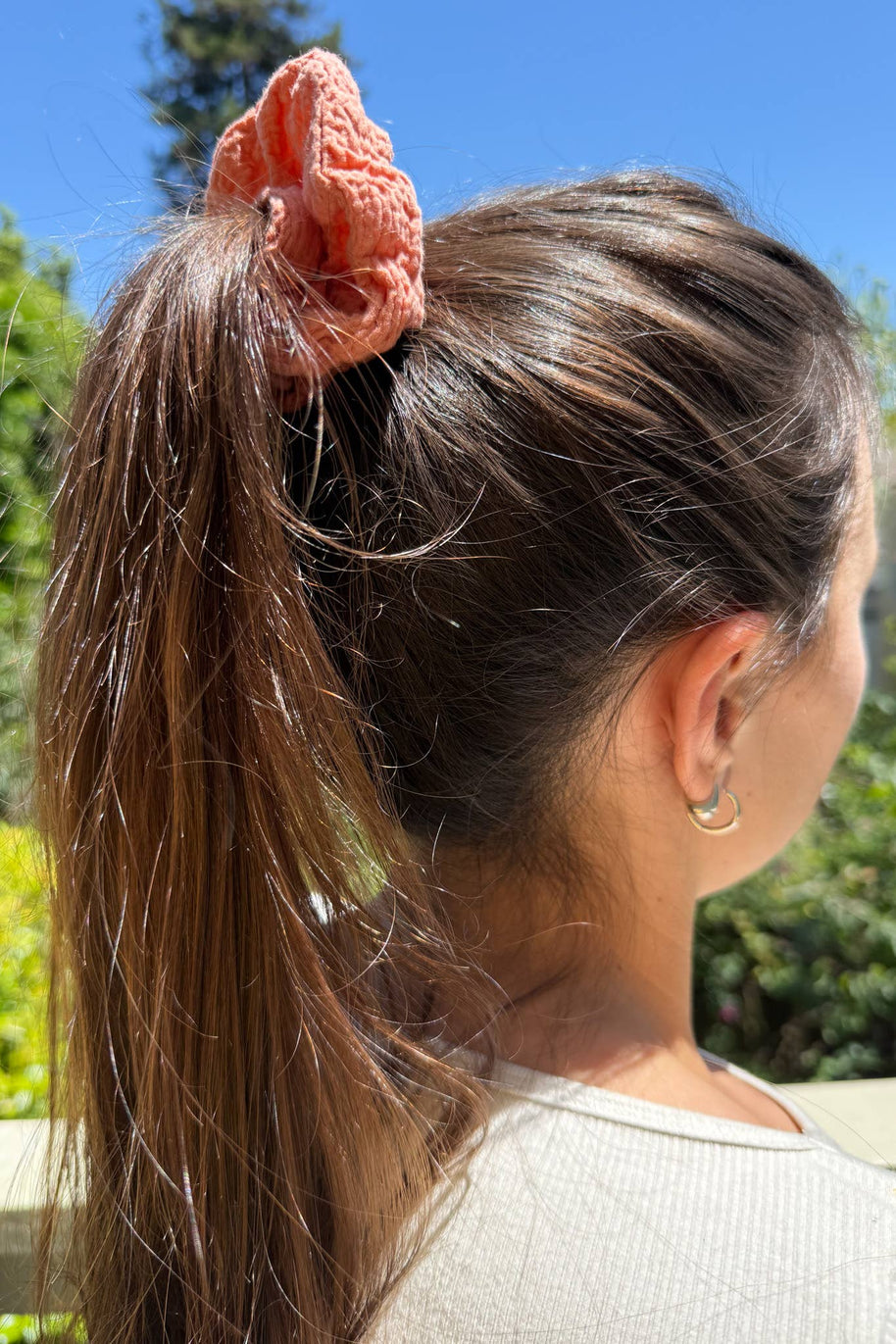 Scrunchie - Datura Crinkle