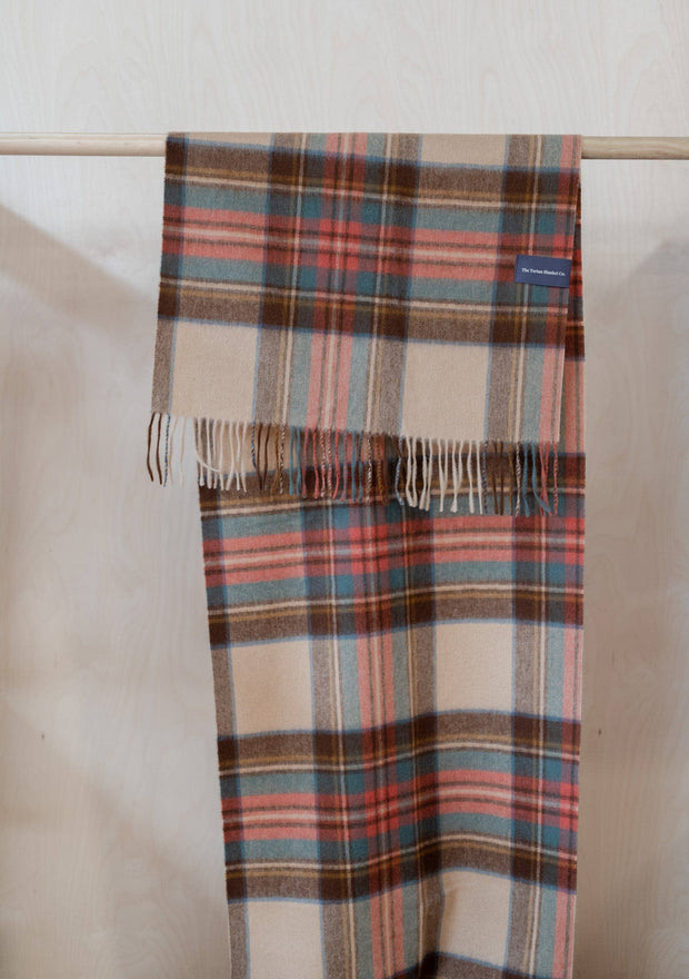 Lambswool Oversized Scarf | Stewart Dress Antique Tartan