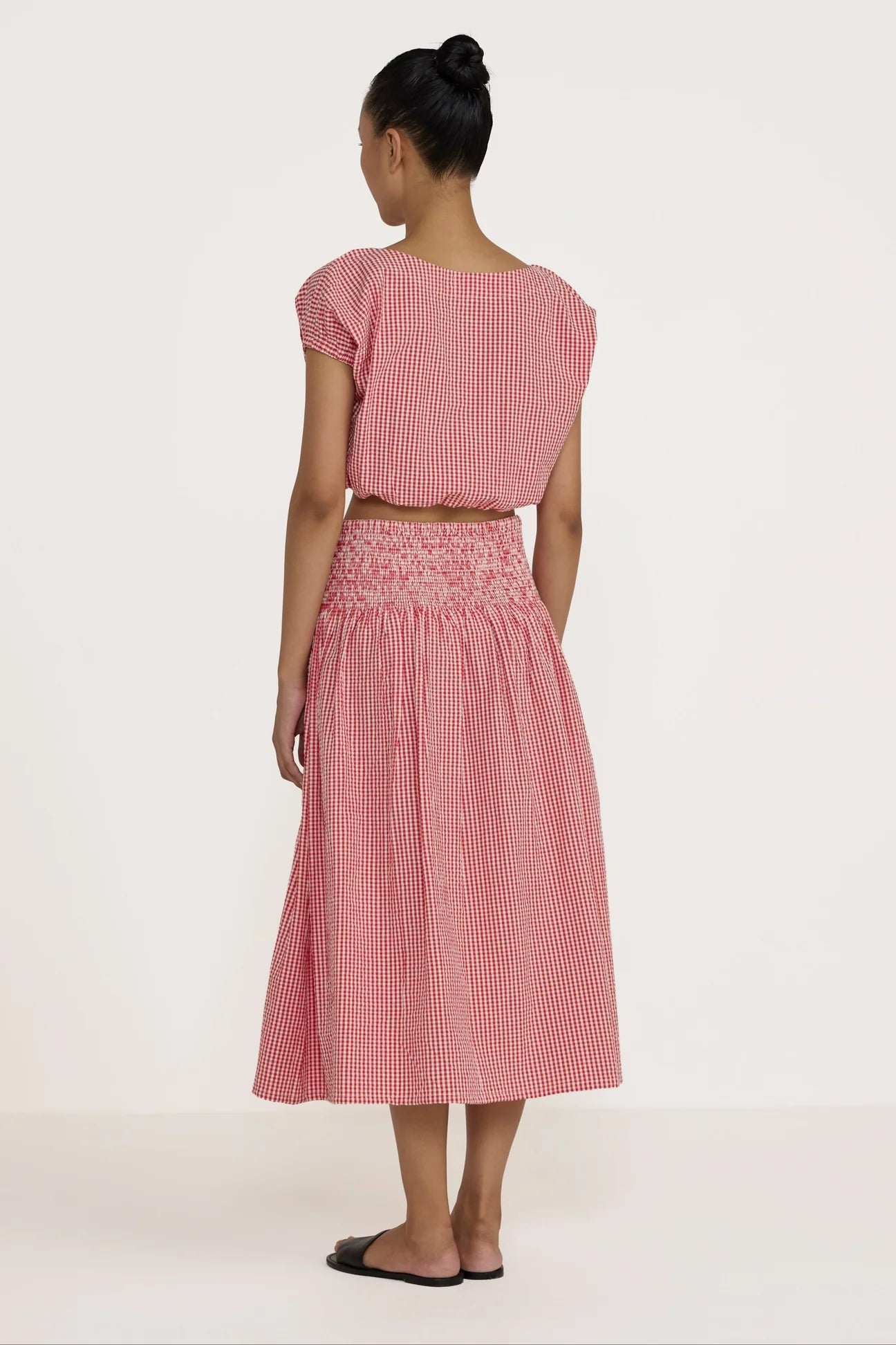 Bubble Top | Poppy Gingham