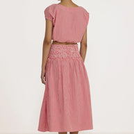 Bubble Top | Poppy Gingham