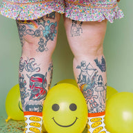 Women’s Cotton Ankle Socks - Classic Smiley Face