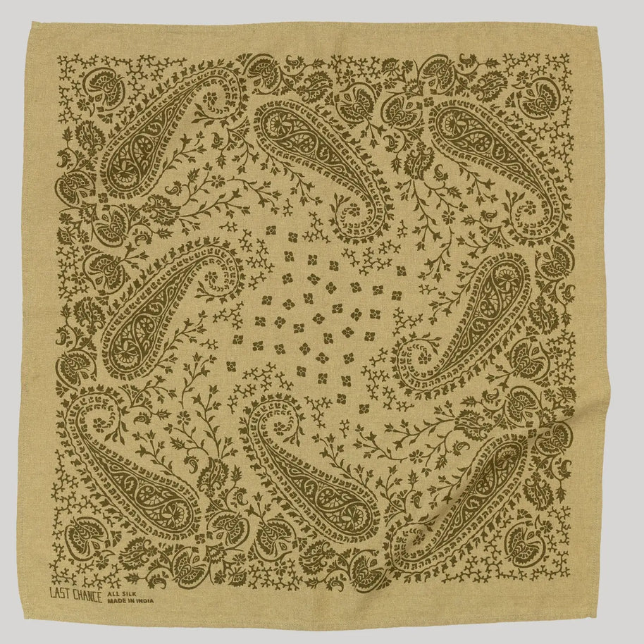 Natural Dye Silk Bandana