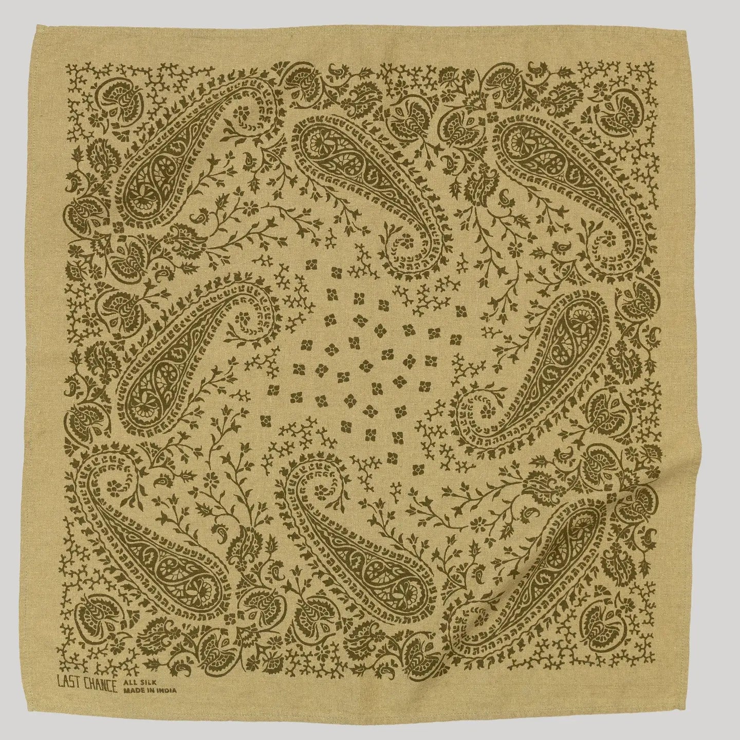 Natural Dye Silk Bandana