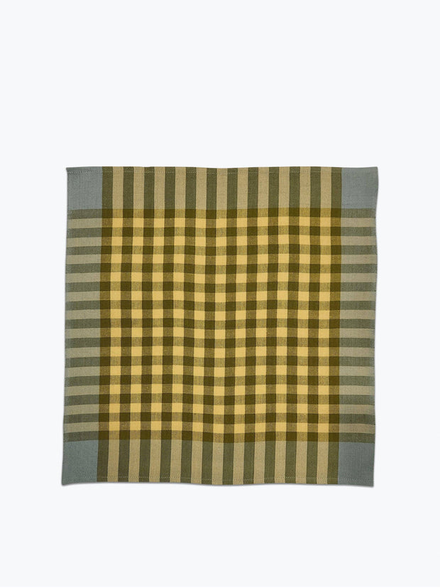 Grid Napkin Pair | Pesto