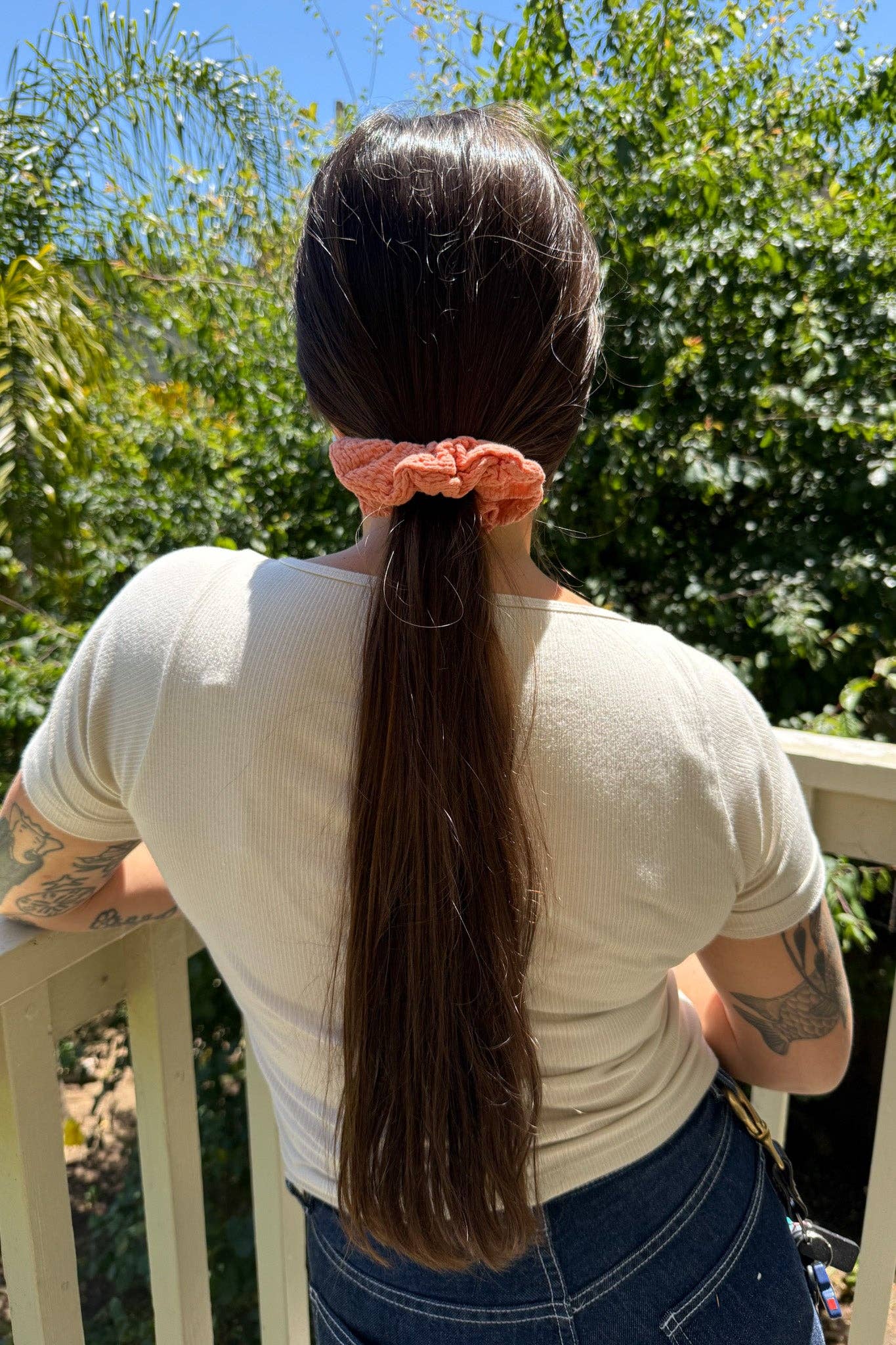 Scrunchie - Datura Crinkle