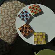 Handmade Glass Tile Coaster - MCM