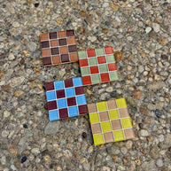 Handmade Glass Tile Coaster - MCM