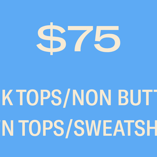 TANK TOPS ETC. $75