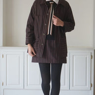 Striped Canvas Barn Jacket