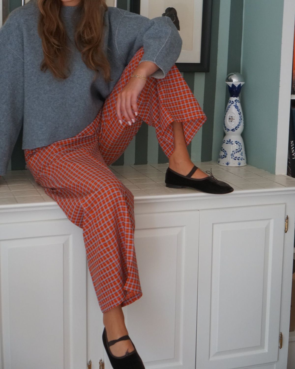 Organdy Plaid Sunday Pant