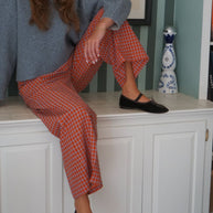 Organdy Plaid Sunday Pant