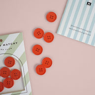 Tomato Retro Buttons