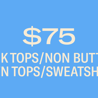 TANK TOPS ETC. $75