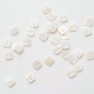 Square Shaped Shell Buttons