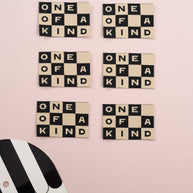 One of a Kind Checkerboard Large Garment Labels