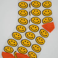 Women’s Cotton Ankle Socks - Classic Smiley Face