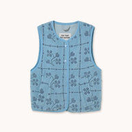 Dots & Flowers Sherpa Vest