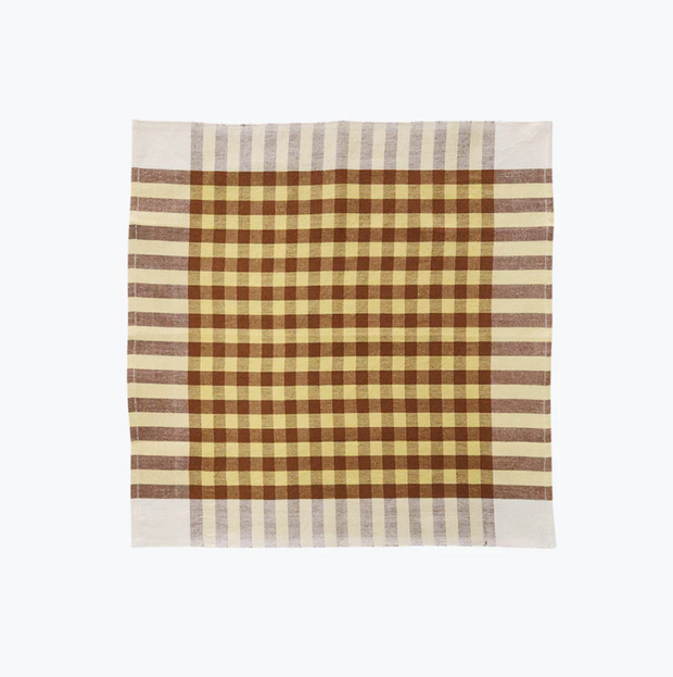 Grid Napkin Pair | Pineapple