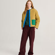 Color Block Reversible Jacket