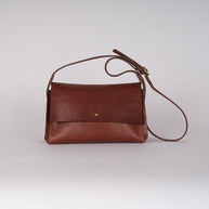 Papaya Midi Pleat Bag