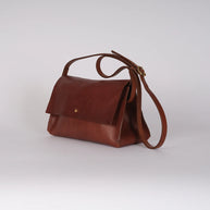Papaya Midi Pleat Bag