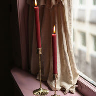 Bamboo Brass Candle Holder