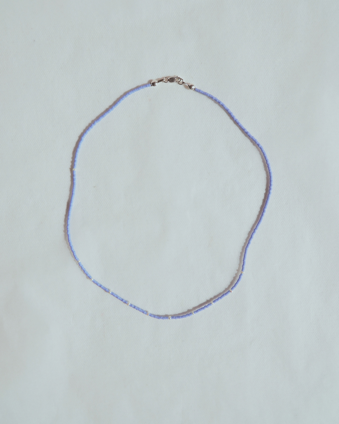 Blue w/ Rice Pearls | 17.5