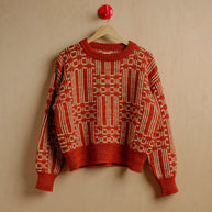 Passing Through Sweater | Brick