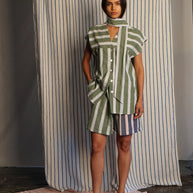 Cabana Stripe Bermuda Shorts