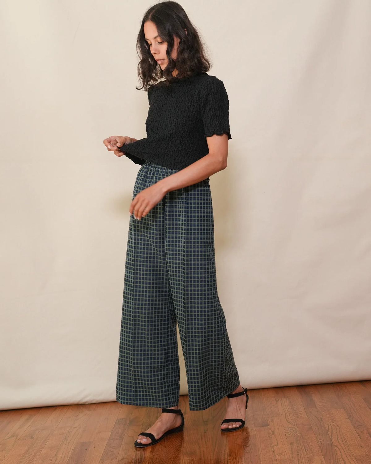 Organdy Plaid Sunday Pant