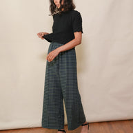 Organdy Plaid Sunday Pant