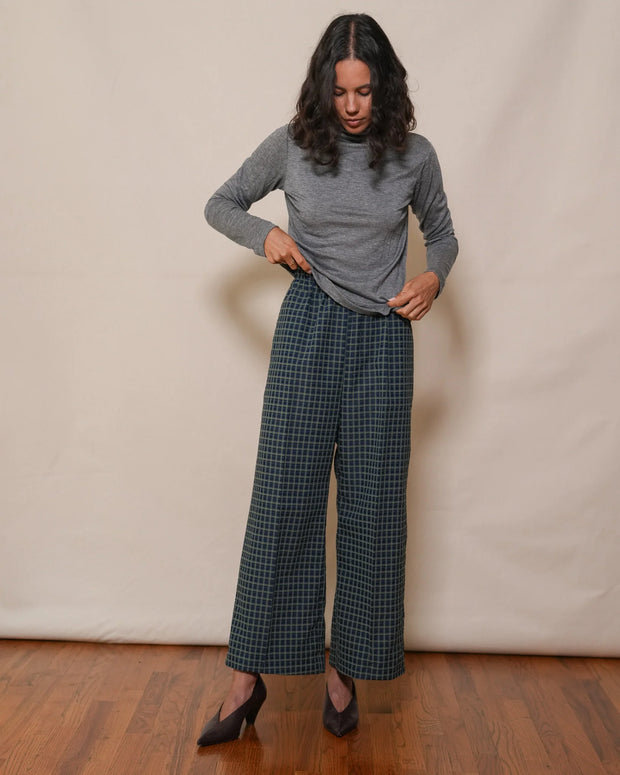Organdy Plaid Sunday Pant
