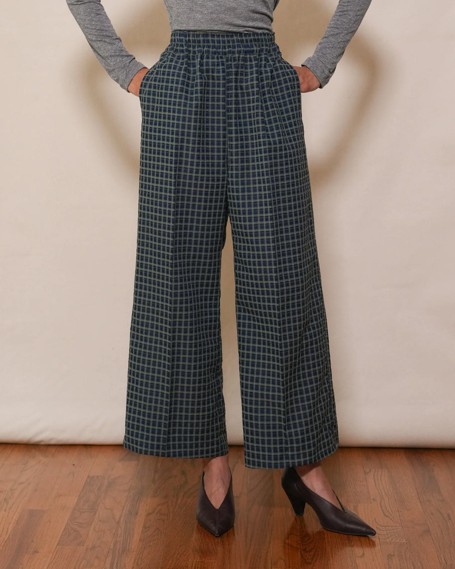 Organdy Plaid Sunday Pant