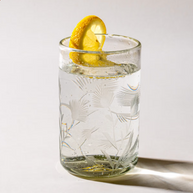 Etched Thistle Glassware