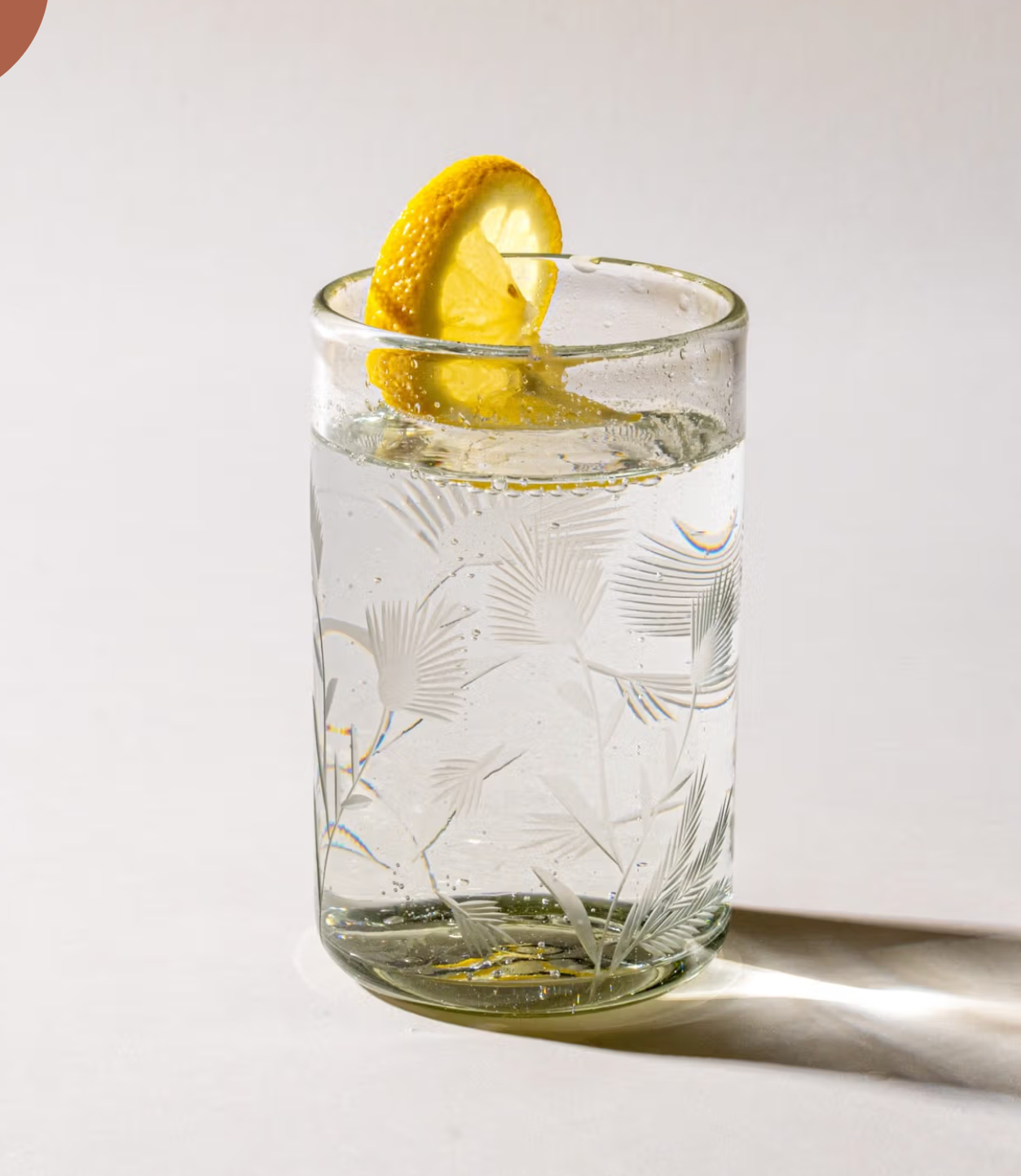 Etched Thistle Glassware