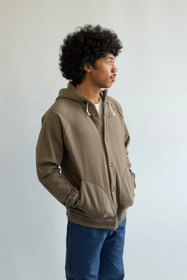 Snap Hoodie - Moss