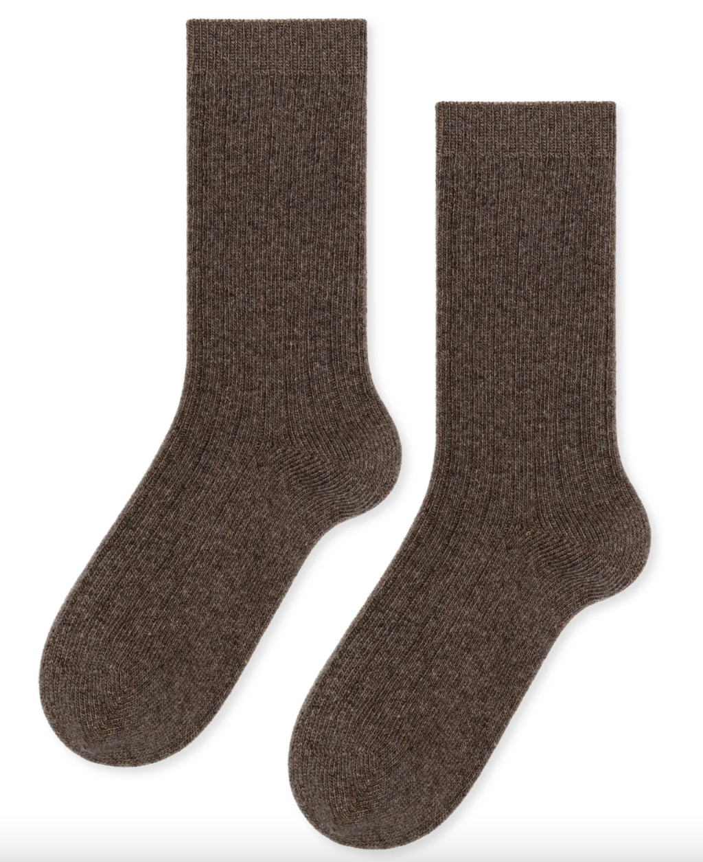 Italia Cashmere Cozy Rib Crew - OS