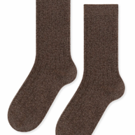 Italia Cashmere Cozy Rib Crew - OS