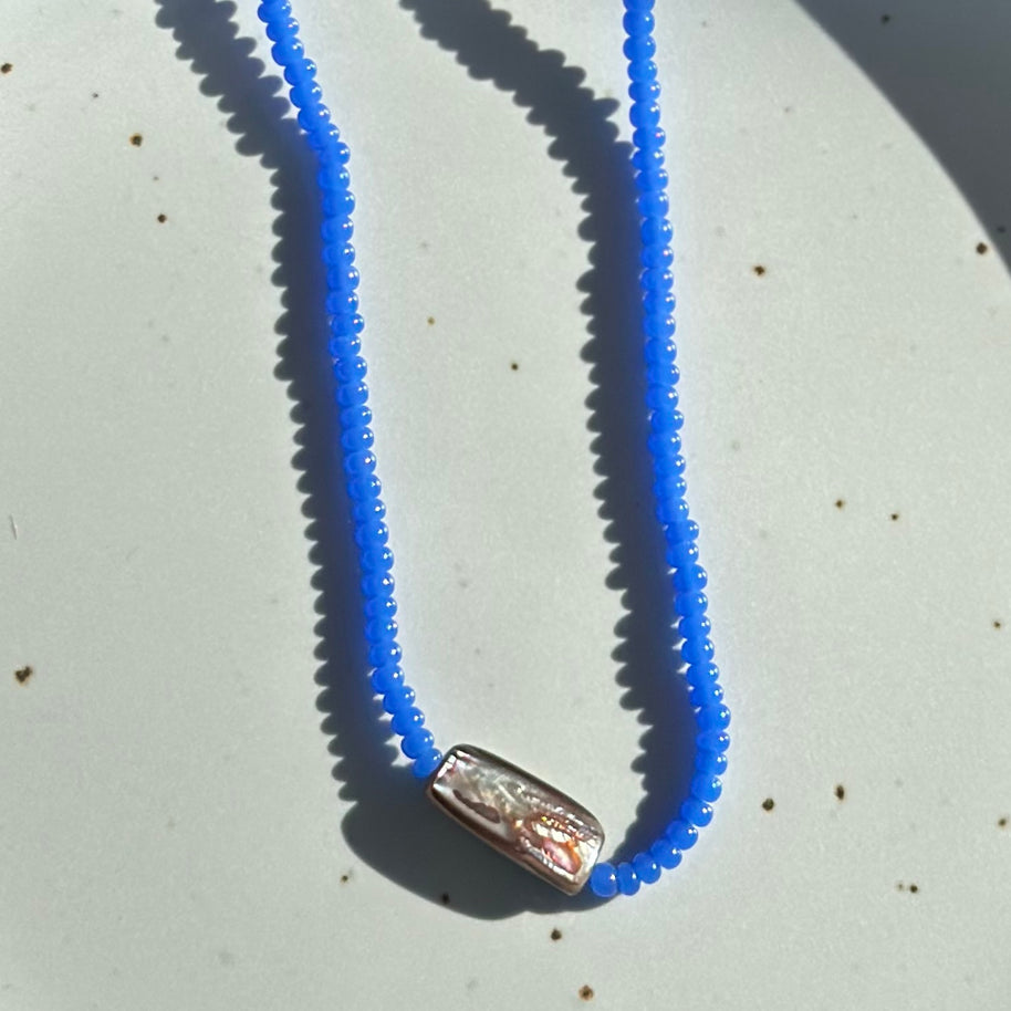 Blue w/ Single Abalone 16