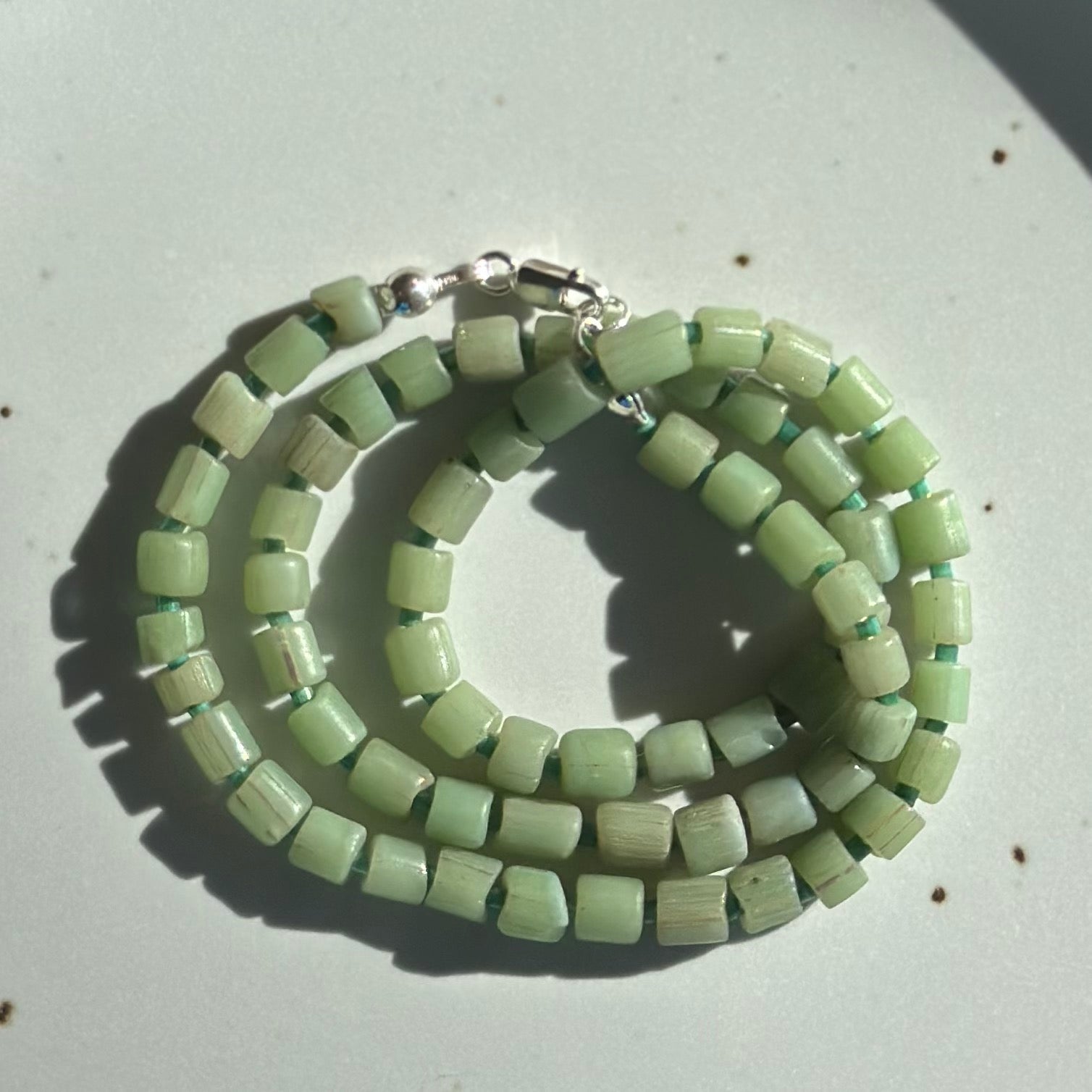 Vintage Green Glass 15.5