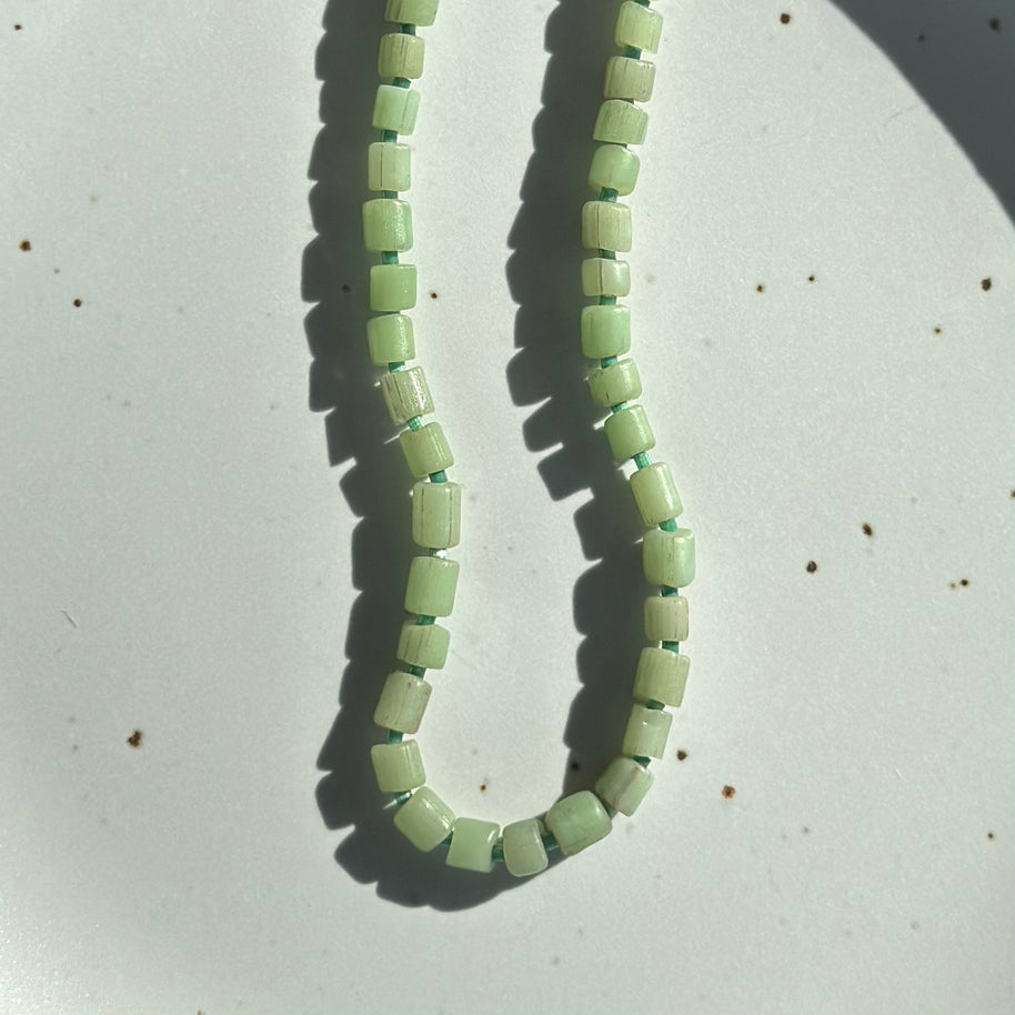 Vintage Green Glass 15.5