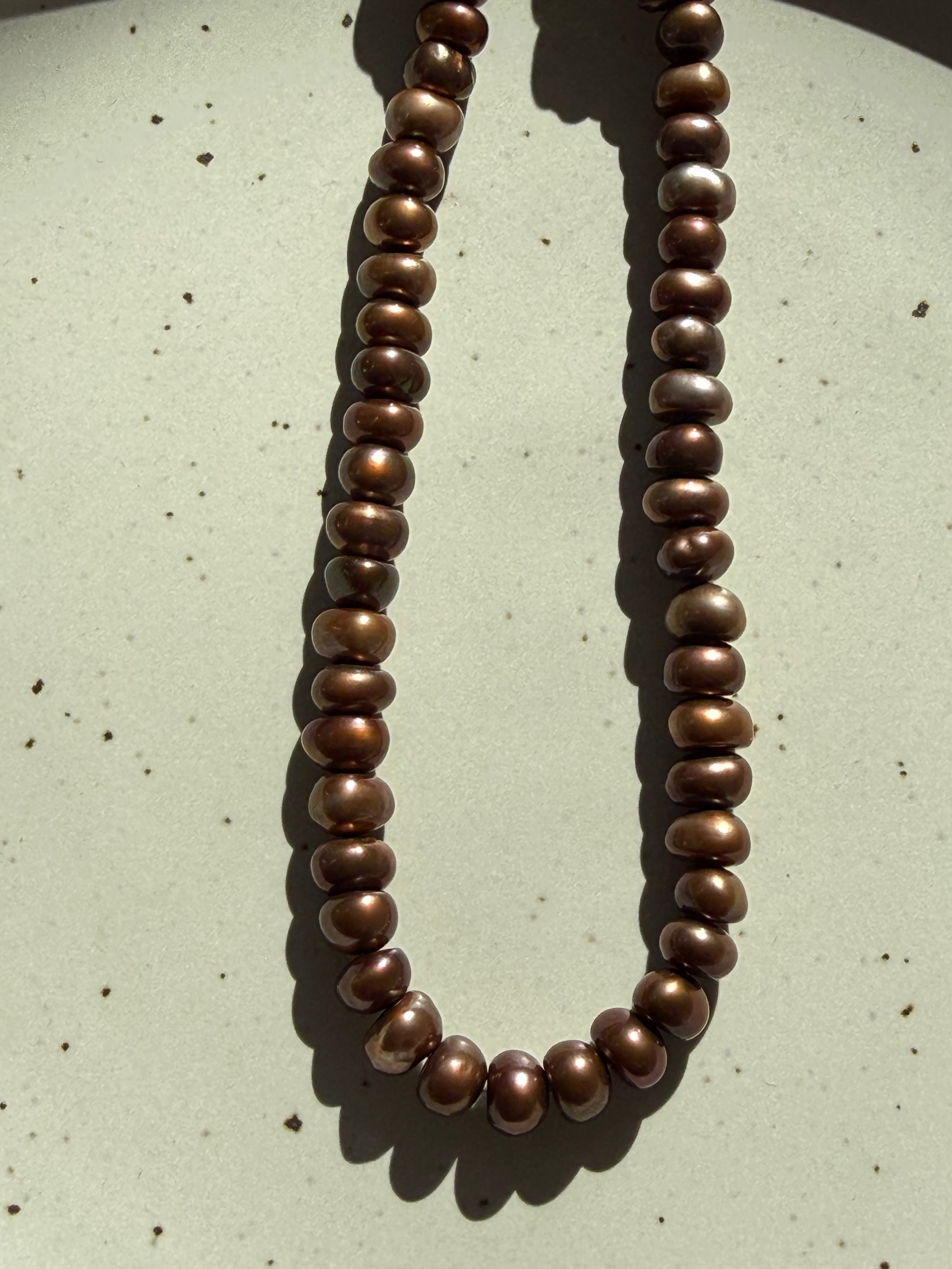 Chunky Brown Pearls | 17