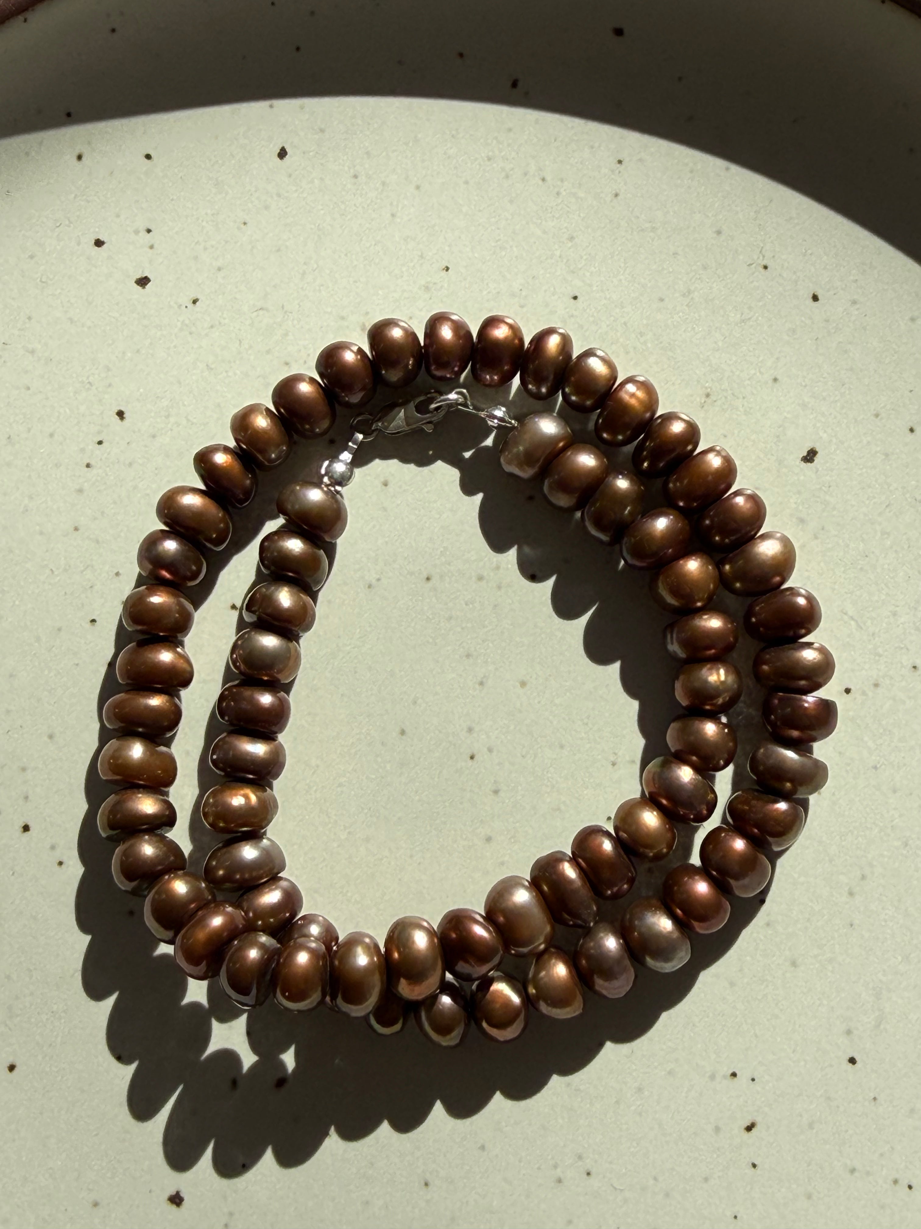 Chunky Brown Pearls | 17