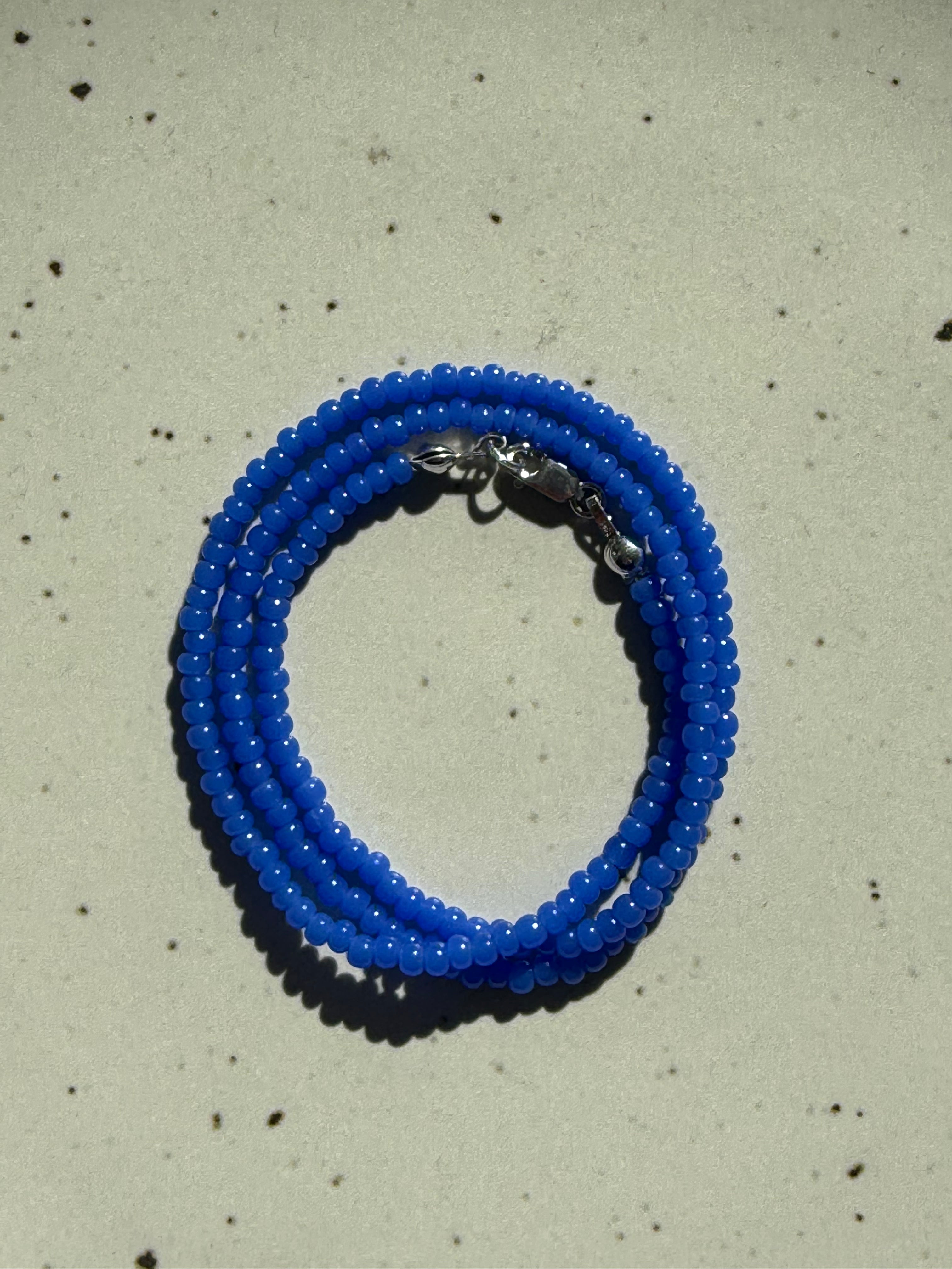 Bright Blue Beads | 18