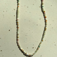 Glass Beads w/ Rice Pearl | 16.5