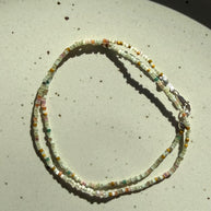 Glass Beads w/ Rice Pearl | 16.5