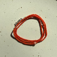 Tiny Coral w/ Quartz Star | 17.5